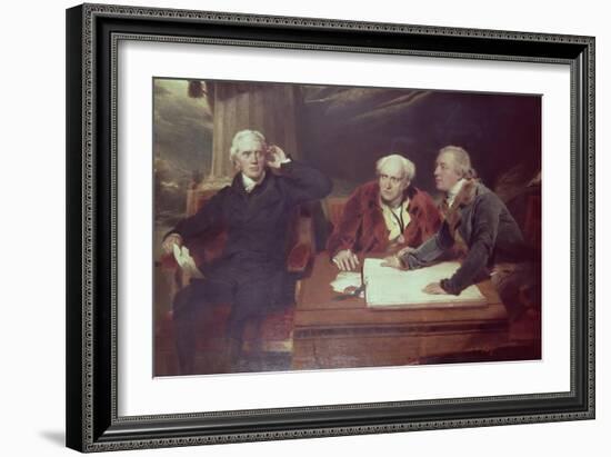 Sir Francis Baring, Banker and Director of the East India Company, with His Associates-Thomas Lawrence-Framed Giclee Print