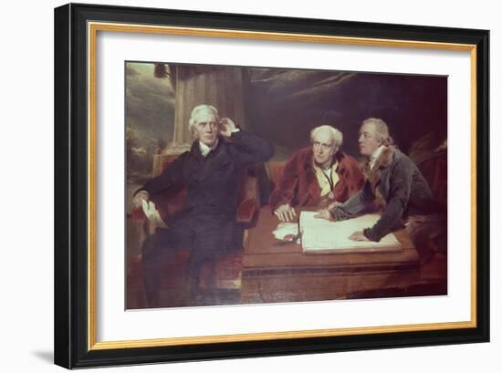 Sir Francis Baring, Banker and Director of the East India Company, with His Associates-Thomas Lawrence-Framed Giclee Print