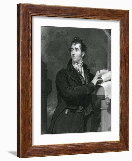 Sir Francis Burdett-Thomas Lawrence-Framed Art Print