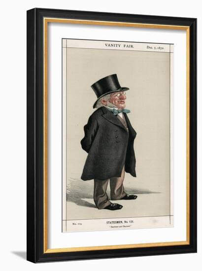 Sir Francis H. Goldsmid, Vanity Fair-null-Framed Premium Giclee Print