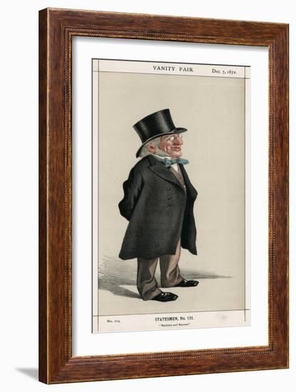 Sir Francis H. Goldsmid, Vanity Fair-null-Framed Art Print