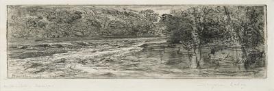 A Likely Place for a Salmon, 1889-Sir Francis Seymour Haden-Giclee Print