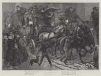 Meeting on the Turret Stair, Helellil and Hildebrand, 1864-Sir Frederick William Burton-Mounted Giclee Print