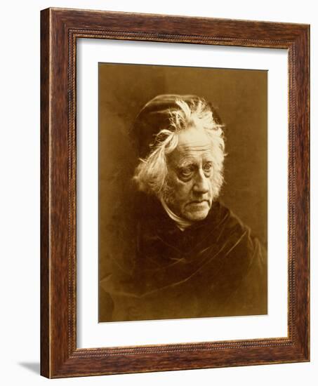 Sir Frederick William Herschel (1738 - 1822) Pub. 1867 (Photo)-Julia Margaret Cameron-Framed Giclee Print