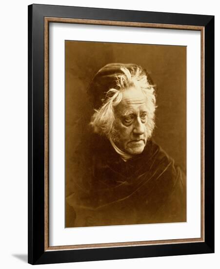 Sir Frederick William Herschel (1738 - 1822) Pub. 1867 (Photo)-Julia Margaret Cameron-Framed Giclee Print