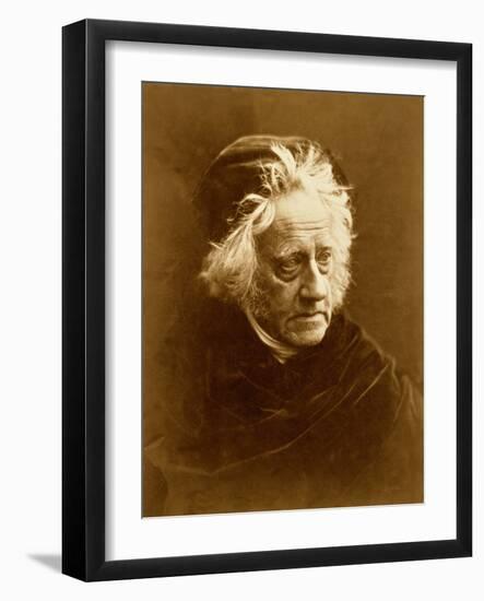 Sir Frederick William Herschel (1738 - 1822) Pub. 1867 (Photo)-Julia Margaret Cameron-Framed Giclee Print