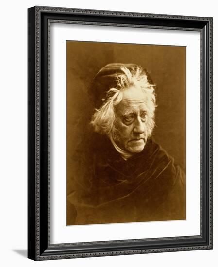 Sir Frederick William Herschel (1738 - 1822) Pub. 1867 (Photo)-Julia Margaret Cameron-Framed Giclee Print