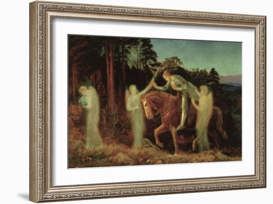 Sir Galahad, 1867-1892-Arthur Hughes-Framed Giclee Print