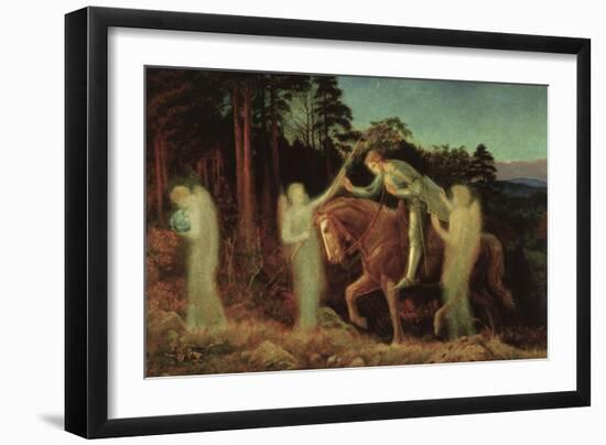 Sir Galahad, 1867-1892-Arthur Hughes-Framed Giclee Print