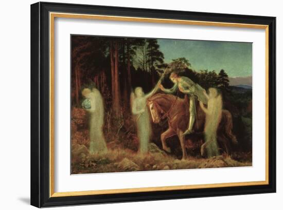 Sir Galahad, 1867-1892-Arthur Hughes-Framed Giclee Print