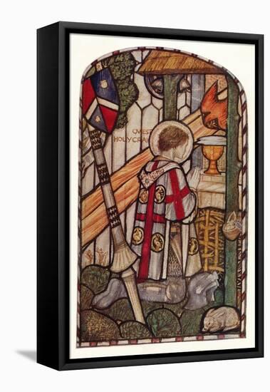 'Sir Galahad. Design for a window at Kelvin-Side, Glasgow', c1914.-Henry Payne-Framed Premier Image Canvas