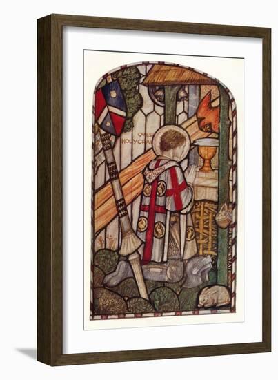 'Sir Galahad. Design for a window at Kelvin-Side, Glasgow', c1914.-Henry Payne-Framed Giclee Print