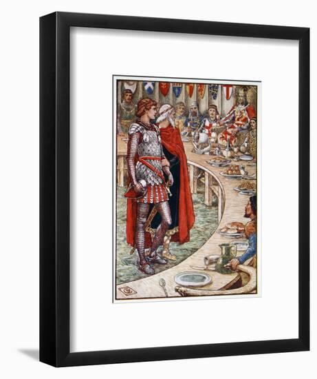 'Sir Galahad is brought to the Court of King Arthur', 1911-Unknown-Framed Giclee Print