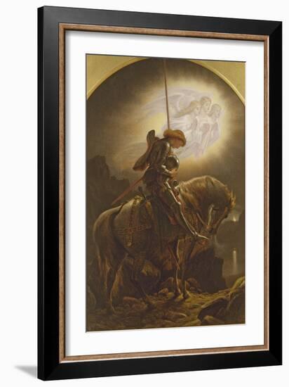 Sir Galahad's Vision of the Holy Grail, 1879-Sir Joseph Noel Paton-Framed Giclee Print