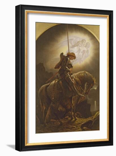 Sir Galahad's Vision of the Holy Grail, 1879-Sir Joseph Noel Paton-Framed Giclee Print