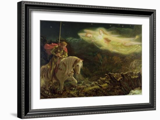 Sir Galahad - the Quest of the Holy Grail, 1870-Arthur Hughes-Framed Giclee Print