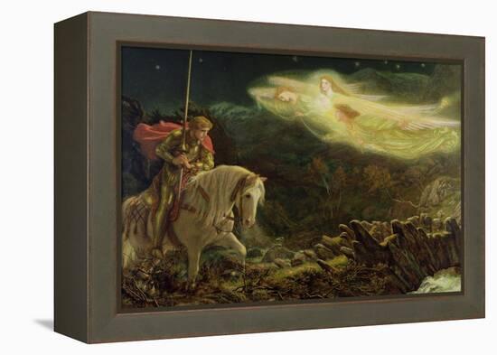 Sir Galahad - the Quest of the Holy Grail, 1870-Arthur Hughes-Framed Premier Image Canvas