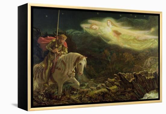 Sir Galahad - the Quest of the Holy Grail, 1870-Arthur Hughes-Framed Premier Image Canvas