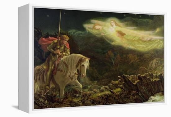 Sir Galahad - the Quest of the Holy Grail, 1870-Arthur Hughes-Framed Premier Image Canvas