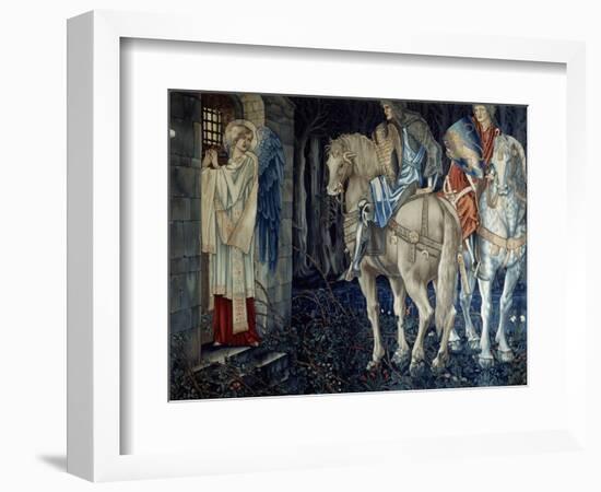 Sir Gawain und Sir Ewain scheitern auf der Suche nach dem Heiligen Gral-Edward Burne-Jones-Framed Giclee Print