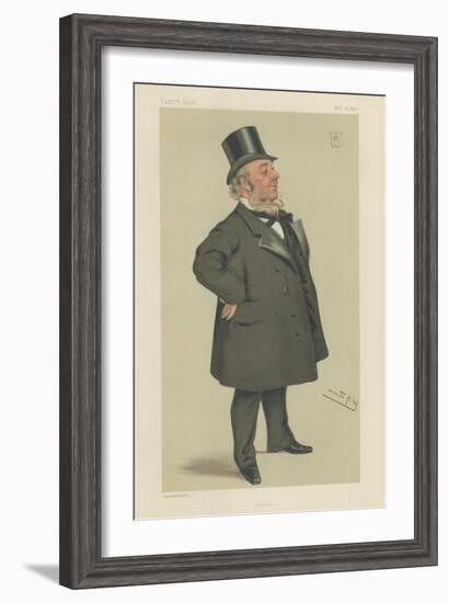 Sir George Elliot-Sir Leslie Ward-Framed Giclee Print