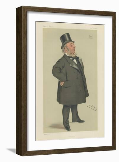 Sir George Elliot-Sir Leslie Ward-Framed Giclee Print