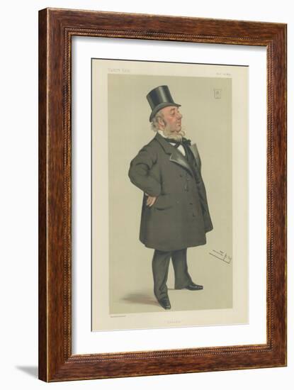 Sir George Elliot-Sir Leslie Ward-Framed Giclee Print