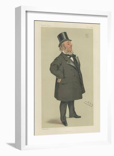 Sir George Elliot-Sir Leslie Ward-Framed Giclee Print