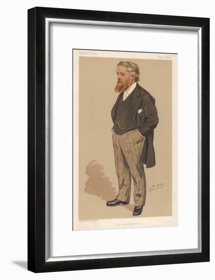 Sir George Newnes English Publisher and Liberal Mp-null-Framed Art Print