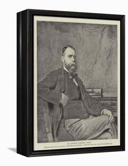 Sir George Stephen, Baronet-Frank Holl-Framed Premier Image Canvas