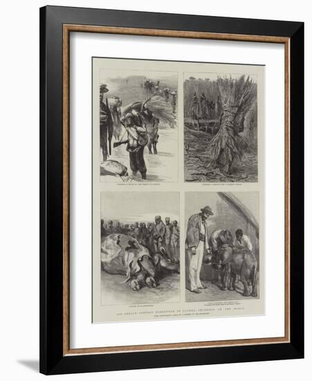 Sir Gerald Portal's Expedition to Uganda, Incidents on the March-null-Framed Giclee Print