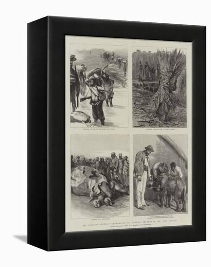 Sir Gerald Portal's Expedition to Uganda, Incidents on the March-null-Framed Premier Image Canvas