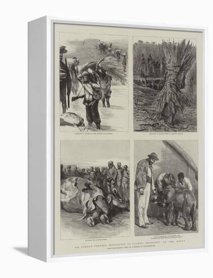 Sir Gerald Portal's Expedition to Uganda, Incidents on the March-null-Framed Premier Image Canvas