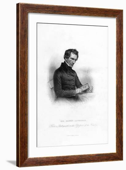 Sir Henry Montgomery Lawrence, (1806-185), British Soldier and Statesman in India, 19th Century-WJ Edwards-Framed Giclee Print