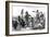 Sir Henry Morton Stanley and His Retinue in Central Africa-null-Framed Art Print