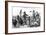 Sir Henry Morton Stanley and His Retinue in Central Africa-null-Framed Art Print