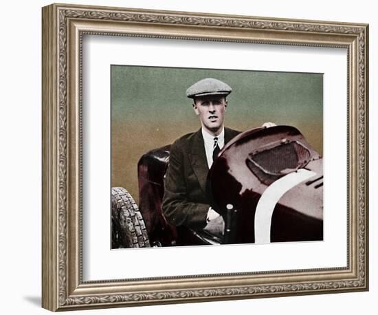 'Sir Henry Segrave', 1937-Unknown-Framed Photographic Print