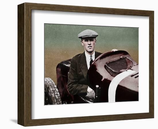 'Sir Henry Segrave', 1937-Unknown-Framed Photographic Print