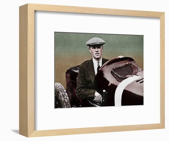 'Sir Henry Segrave', 1937-Unknown-Framed Photographic Print