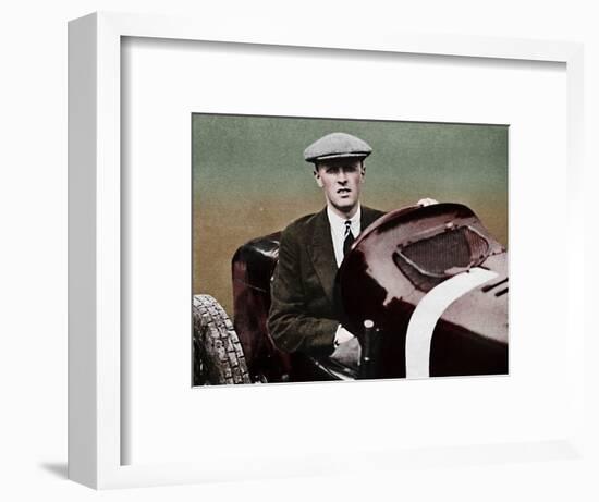 'Sir Henry Segrave', 1937-Unknown-Framed Photographic Print