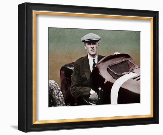 'Sir Henry Segrave', 1937-Unknown-Framed Photographic Print