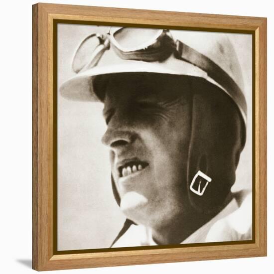 Sir Henry Segrave, American-born British world speed record driver, 1930-Unknown-Framed Stretched Canvas