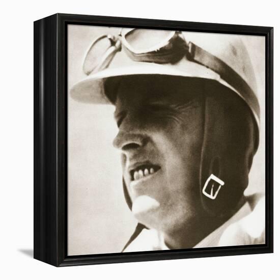 Sir Henry Segrave, American-born British world speed record driver, 1930-Unknown-Framed Stretched Canvas