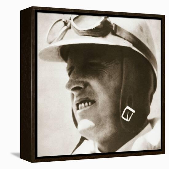 Sir Henry Segrave, American-born British world speed record driver, 1930-Unknown-Framed Stretched Canvas