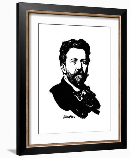 Sir Henry Wood, English Conductor, 1912-Joseph Simpson-Framed Giclee Print