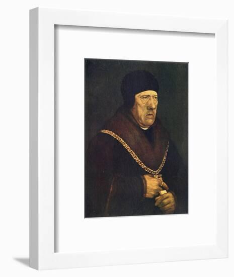 'Sir Henry Wyatt', c1537, (1909)-Hans Holbein the Younger-Framed Giclee Print