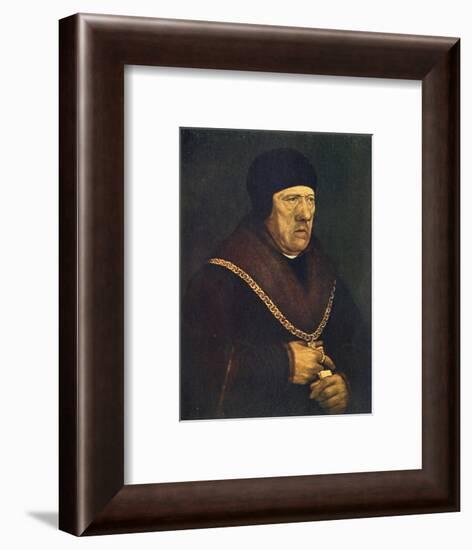 'Sir Henry Wyatt', c1537, (1909)-Hans Holbein the Younger-Framed Giclee Print