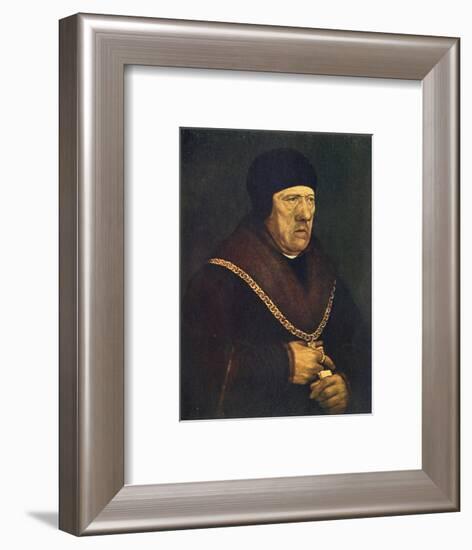 'Sir Henry Wyatt', c1537, (1909)-Hans Holbein the Younger-Framed Giclee Print