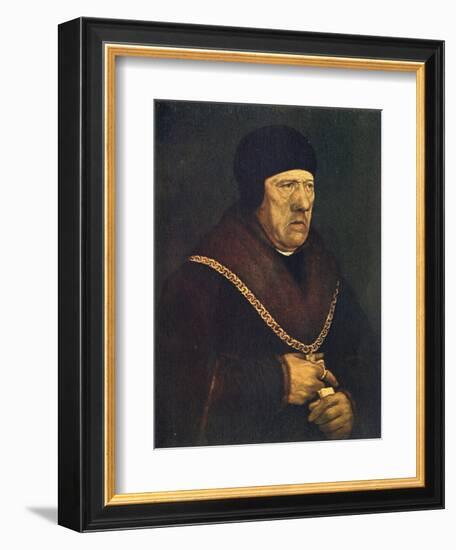 'Sir Henry Wyatt', c1537, (1909)-Hans Holbein the Younger-Framed Giclee Print