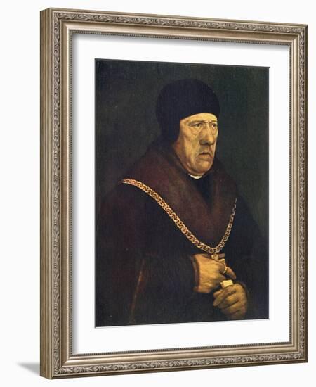 'Sir Henry Wyatt', c1537, (1909)-Hans Holbein the Younger-Framed Giclee Print